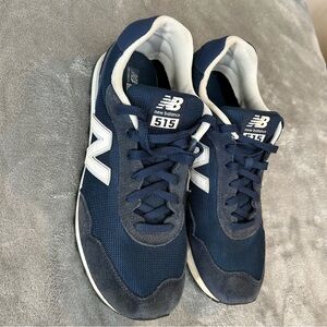 New Balance Sneakers Men’s 12 Navy Blue 515 Suede Athletic Running Sports Casual